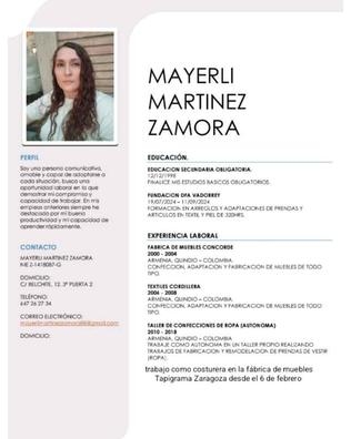 costurera de tapisseria