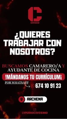 CAMARERO/AYUDANTE DE COCINA