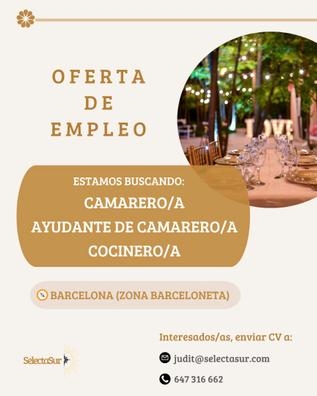 CAMARERO/A EN BARCELONA