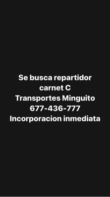 Repartidor carnet C