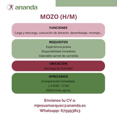 Mozo peón (H/M) Moraleja Enmedio