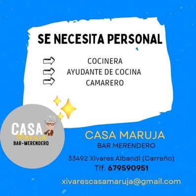 ayudante cocina en xivares