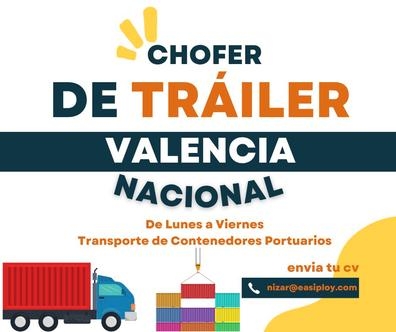 CONDUCTOR TRÁILER VALENCIA NACIONAL