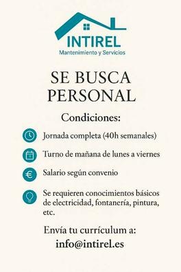Se busca empleado de mantenimiento