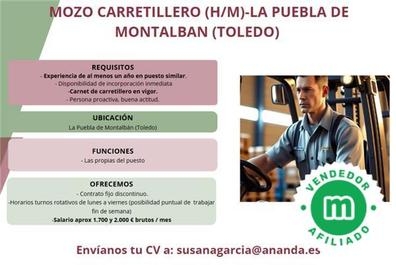 MOZO CARRETILLERO (H/M)-LA PUEBLA M