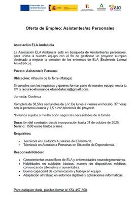 Asistentes/as Personales
