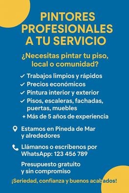 ? Pintores profesionales a tu servicio
