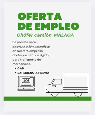 Chófer camión rígido Málaga