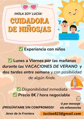 Cuidado de niñ@s EN VERANO!!