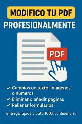 Modificación y corrección de archivo Pdf