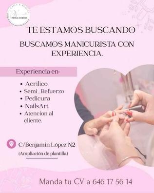 se necesita manicurista con experiencia