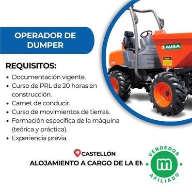 MAQUINISTA DUMPER