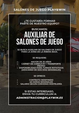 Auxiliar salon de juegos