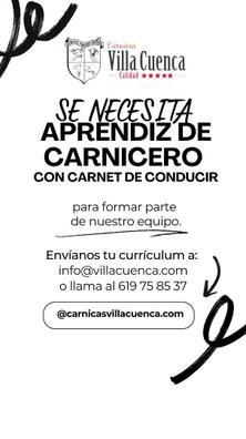 APRENDIZ DE CARNICERO