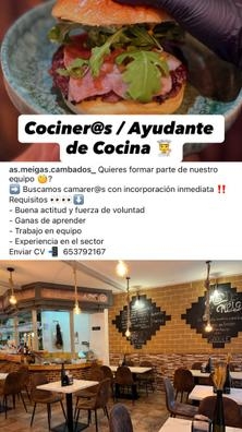 Cocineros/ ayudante de cocina