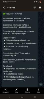 Arquitecto o aparejador