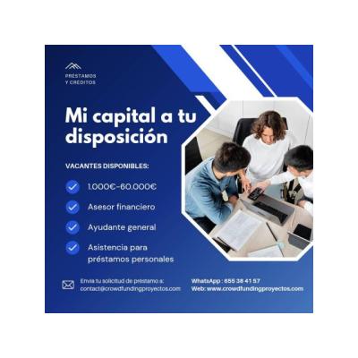 PONGO MI CAPITAL A TU DISPOSICIÓN