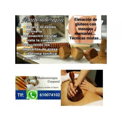 MADEROTERAPIA REDUCCIÓN MEDIDAS