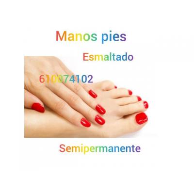 Esmaltado semipermanente manos pies domicilios
