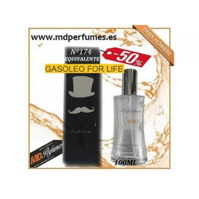 Oferta Perfume Hombre  Nº174 GASOLEO FOR LIFE Alta Gama 100ml
