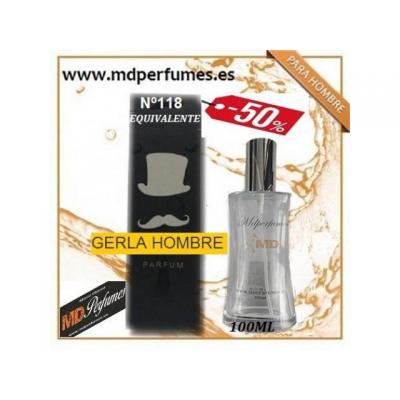 Oferta Perfume Hombre Nº118 GERLA HOMBRE Alta Gama 100ml  10€
