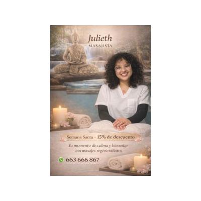 Experiencia de relajación exclusiva en manos de Julieth
