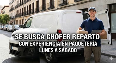SE BUSCA CHÓFER - REPARTO PAQUETERÍA