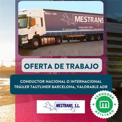 CONDUCTOR NACIONAL  TRÁILER BARCELONA