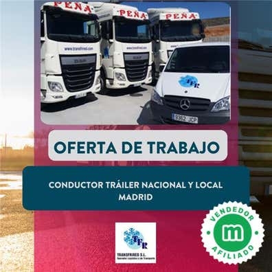 CONDUCTOR TRÁILER NACIONAL MADRID