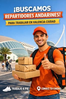 Repartidores andarines