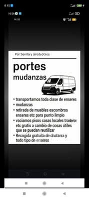 mudanzas y retiradas
