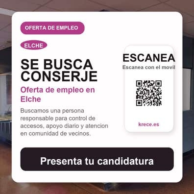 Buscamos conserje para comunidad de vec
