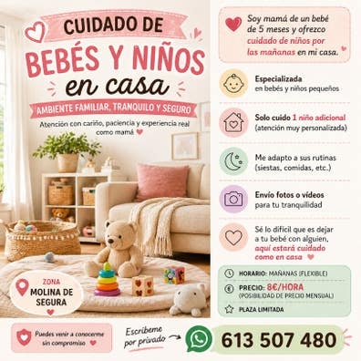 cuidado de niños en casa