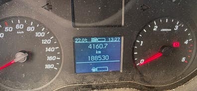 furgoneta con ruta