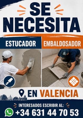 Estucador y embaldosador