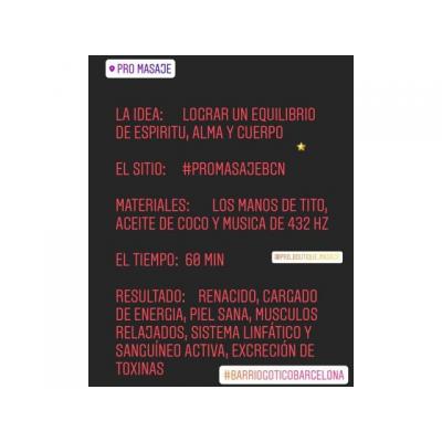 Masajista titulado profecional
