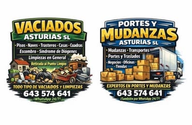 Mudanzas portes vaciados limpiezas