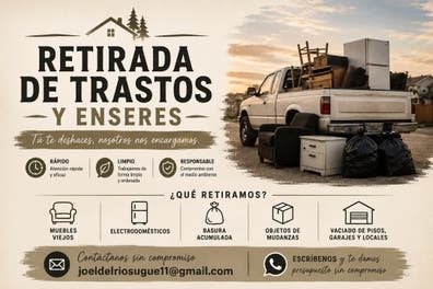 Retirada de trastos y enseres