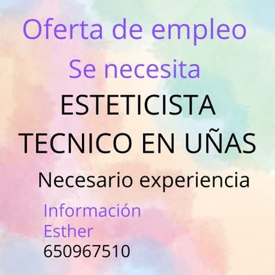 Técnico en manicura y pedicura