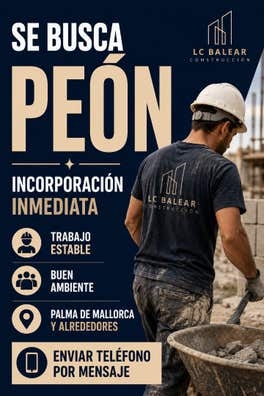 Se busca Peón Obra