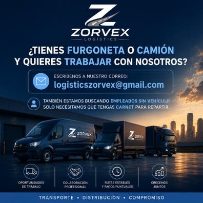 ¿Tienes furgoneta? Buscamos repartidores
