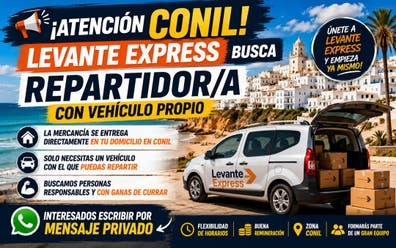 Se busca repartidor