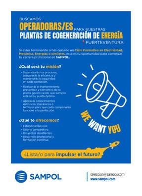 OPERADOR/A DE PLANTA