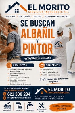 Albañil y pintor