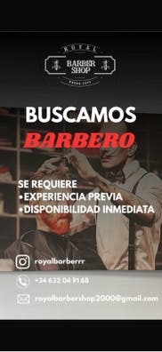 SE BUSCA BARBERO
