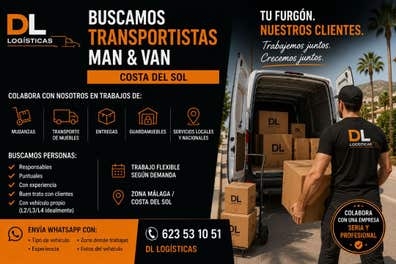 BUSCAMOS TRANSPORTISTAS / MAN & VAN
