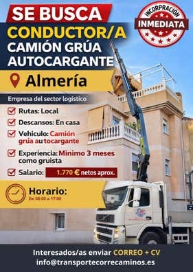 Se necesita Gruista para reparto