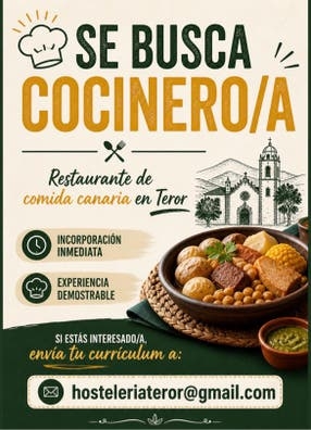 Cocinero urgente