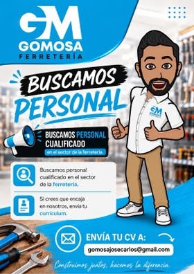 Dependiente ferreteria / empleo comercio