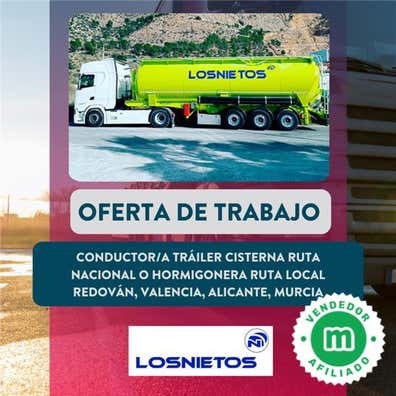 CONDUCTOR/A TRÁILER CISTERNA/HORMIGONERA